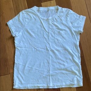 Madewell white pocket tee